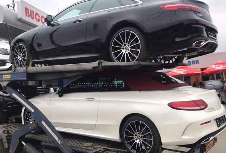 Platforma transport masini / jeepuri / auto de lux Anglia Romania