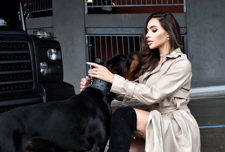 Trench Dama Din Piele Alb - Livrare in UK