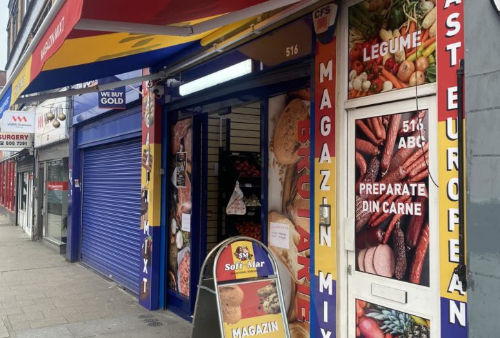 Magazin Traditional Romanesc in Tottenham, Londra