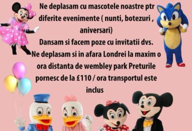 Inchiriez Mascote In Wembley Park, Londra