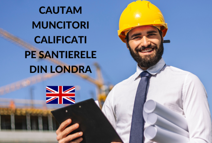 Recrutam Muncitori Constructii Pe Santierele din Londra