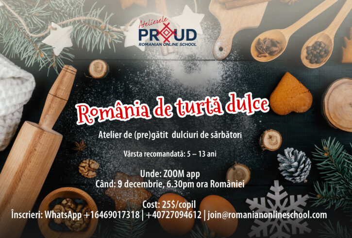 Atelier Online De Preparat Turtă Dulce Pentru Părinți Și Copii Atelier Online De Preparat Turtă Dulce Pentru Părinți Și Copii