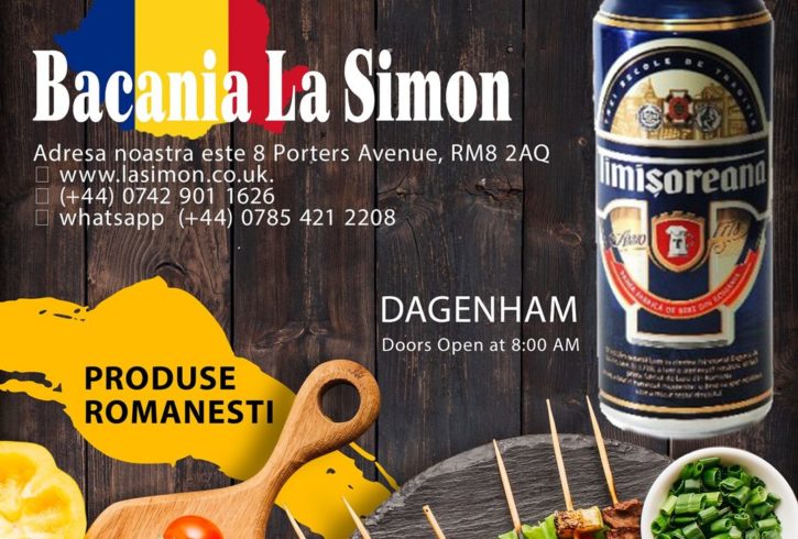 La Simon Magazin Romanesc in Dagenham, Londra