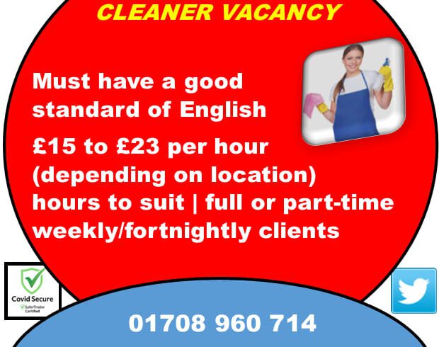 Munca Pentru Self-Employed La Curatenie In UK