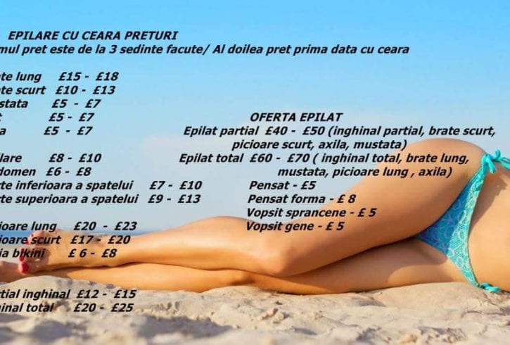 Andreea - Masaj, epilari cu ceara, tratamente faciale - Londra HA1 Andreea - Masaj, epilari cu ceara, tratamente faciale - Londra HA1