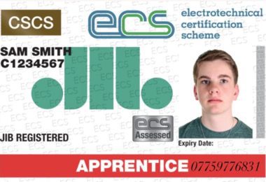 Calificări Construcții CSCS ECS IPAF SSSTS in UK