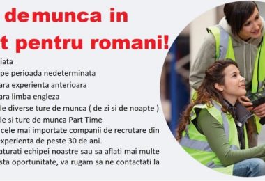 Operatori depozit Shirebrook - NG20 8RY