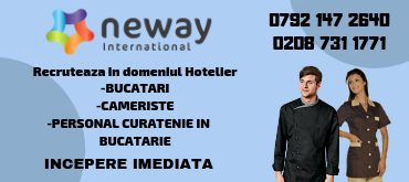 Angajam cameriste la hotel Londra NW11 8ED UK