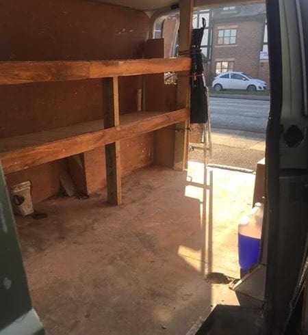 Van Volkswagen Transporter din 2013 in Londra UK