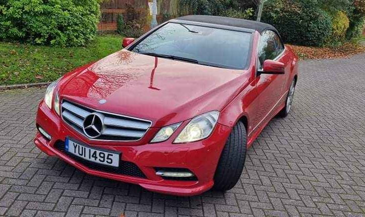Vand Auto 2013 Mercedes E 350 CDI Cabrio in Luton UK