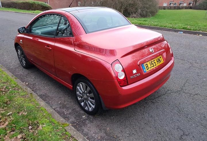 Vand Auto Nissan Micra C decapotabil 1.6 benzina manual in Redditch UK
