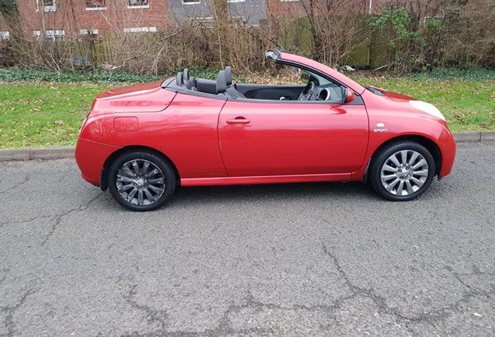 Vand Auto Nissan Micra C decapotabil 1.6 benzina manual in Redditch UK