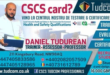Card CSCS - NVQ pentru toate meseriile - Tudcom