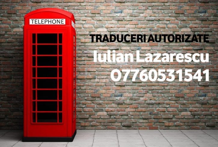 Traduceri autorizate - Iulian Lazarescu Traduceri autorizate - Iulian Lazarescu